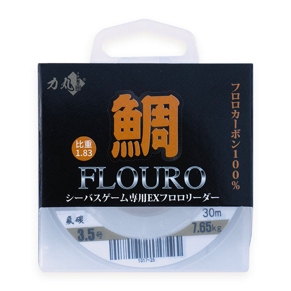 Rikimaru Fluorocarbon Leader 30m 0.31mm 7.65kg