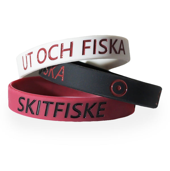 Silikonarmband Skitfiske